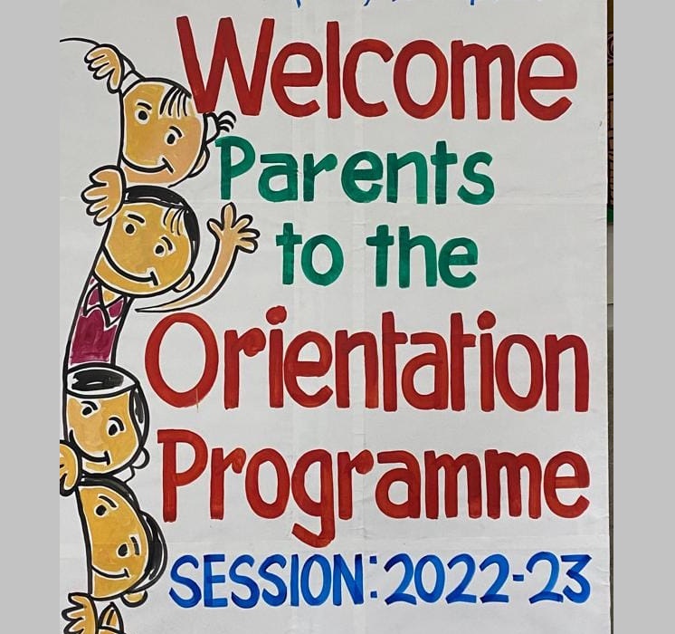 Orientation Programme for the parents of classes Nur - V